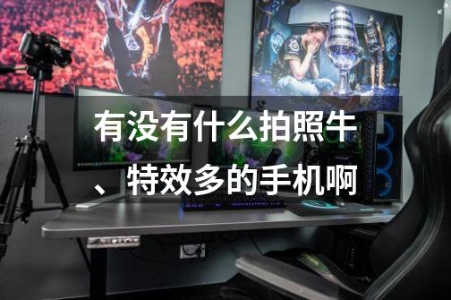 有没有什么拍照牛、特效多的手机啊-第1张-游戏信息-龙启网