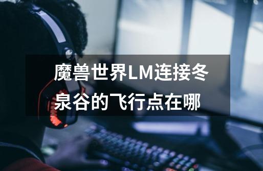 魔兽世界LM连接冬泉谷的飞行点在哪-第1张-游戏信息-龙启网