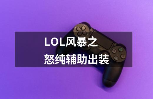 LOL风暴之怒纯辅助出装-第1张-游戏信息-龙启网