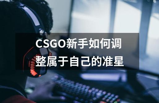 CSGO新手如何调整属于自己的准星-第1张-游戏信息-龙启网