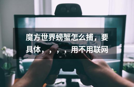 魔方世界螃蟹怎么捕,要具体,,,,用不用联网-第1张-游戏信息-龙启网