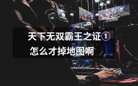 天下无双霸王之证① 怎么才掉地图啊-第1张-游戏信息-龙启网