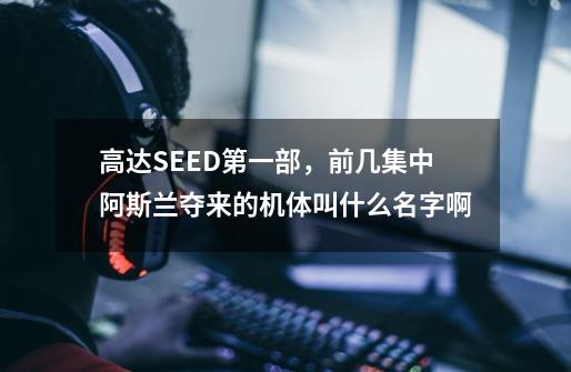 高达SEED第一部,前几集中阿斯兰夺来的机体叫什么名字啊-第1张-游戏信息-龙启网