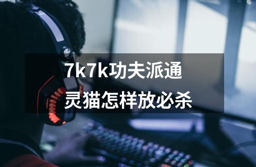 7k7k功夫派通灵猫怎样放必杀-第1张-游戏信息-龙启网
