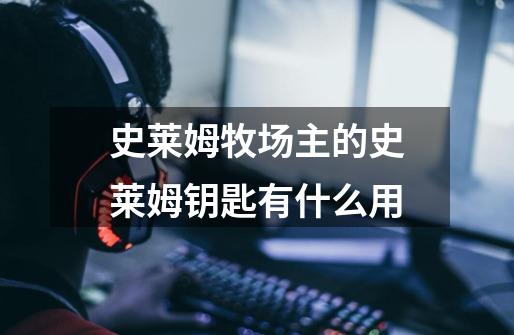 史莱姆牧场主的史莱姆钥匙有什么用-第1张-游戏信息-龙启网