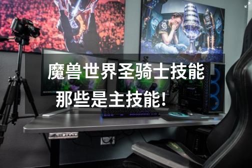 魔兽世界圣骑士技能 那些是主技能!-第1张-游戏信息-龙启网