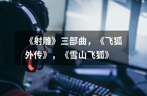 《射雕》三部曲,《飞狐外传》,《雪山飞狐》-第1张-游戏信息-龙启网