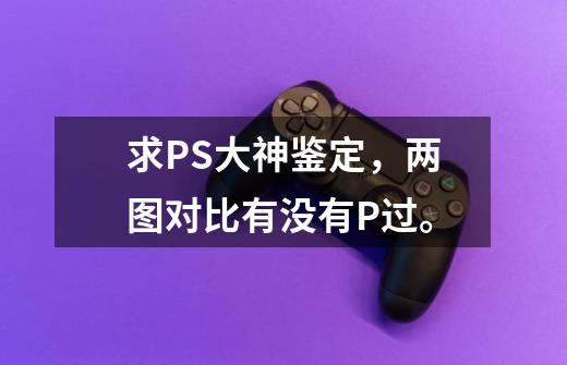 求PS大神鉴定，两图对比有没有P过。-第1张-游戏信息-龙启网