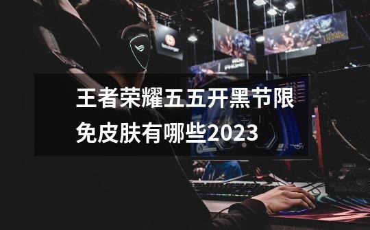 王者荣耀五五开黑节限免皮肤有哪些2023-第1张-游戏信息-龙启网