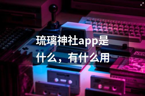琉璃神社app是什么,有什么用-第1张-游戏信息-龙启网