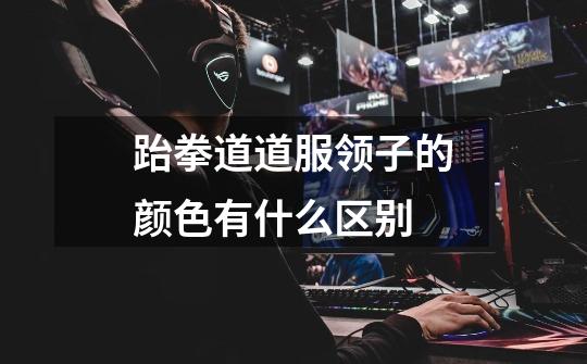 跆拳道道服领子的颜色有什么区别-第1张-游戏信息-龙启网
