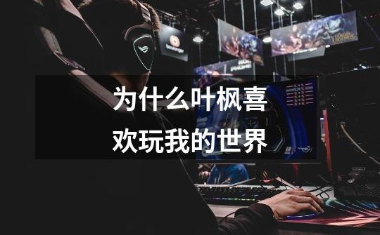 为什么叶枫喜欢玩我的世界-第1张-游戏信息-龙启网