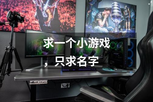 求一个小游戏，只求名字-第1张-游戏信息-龙启网