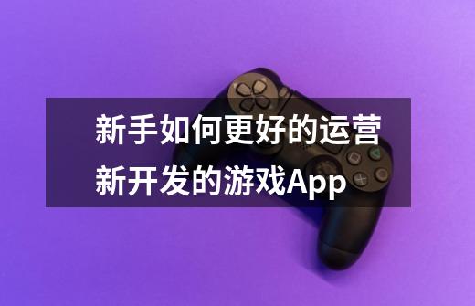 新手如何更好的运营新开发的游戏App-第1张-游戏信息-龙启网