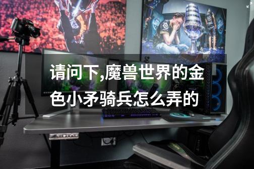 请问下,魔兽世界的金色小矛骑兵怎么弄的-第1张-游戏信息-龙启网