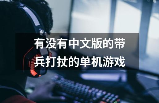有没有中文版的带兵打扙的单机游戏-第1张-游戏信息-龙启网
