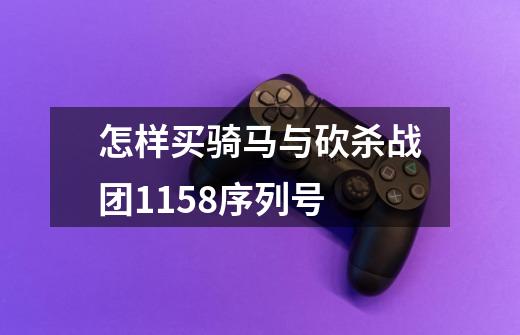 怎样买骑马与砍杀战团1.158序列号-第1张-游戏信息-龙启网