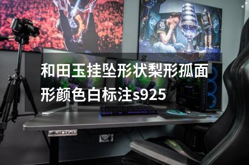 和田玉挂坠形状梨形孤面形颜色白标注s925-第1张-游戏信息-龙启网