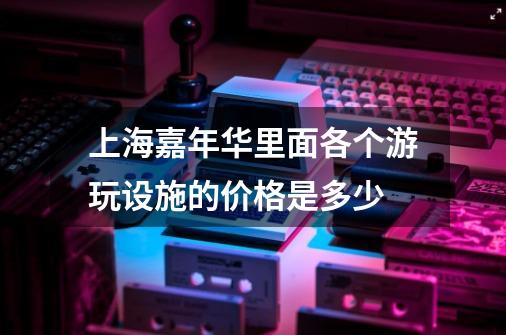 上海嘉年华里面各个游玩设施的价格是多少-第1张-游戏信息-龙启网