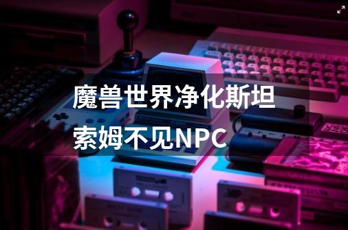魔兽世界净化斯坦索姆不见NPC-第1张-游戏信息-龙启网