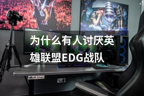 为什么有人讨厌英雄联盟EDG战队-第1张-游戏信息-龙启网