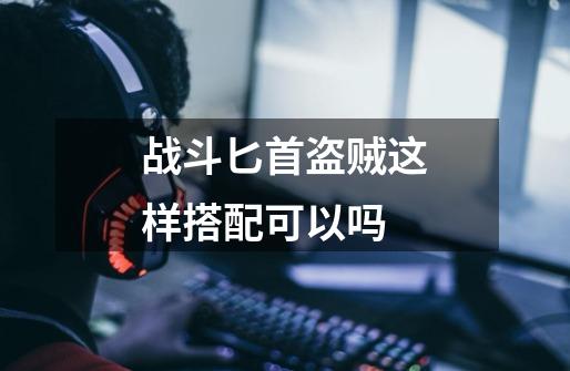 战斗匕首盗贼这样搭配可以吗-第1张-游戏信息-龙启网