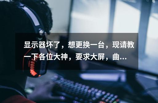 显示器坏了,想更换一台,现请教一下各位大神,要求大屏,曲面,平时主要玩魔兽世界 1,2k和4k对于-第1张-游戏信息-龙启网