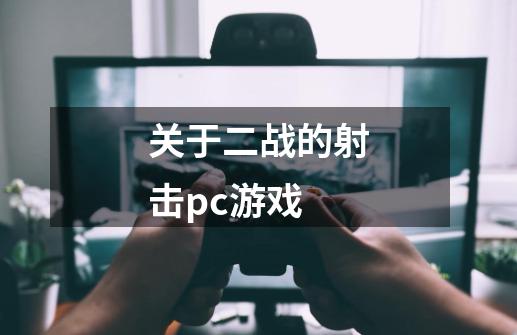 关于二战的射击pc游戏-第1张-游戏信息-龙启网