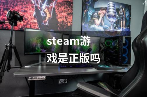 steam游戏是正版吗-第1张-游戏信息-龙启网
