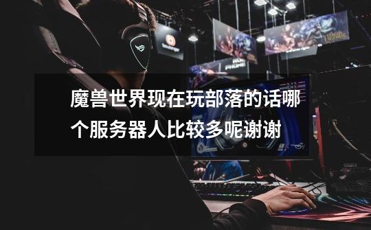 魔兽世界现在玩部落的话哪个服务器人比较多呢谢谢-第1张-游戏信息-龙启网