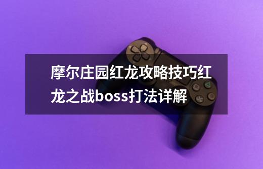 摩尔庄园红龙攻略技巧红龙之战boss打法详解-第1张-游戏信息-龙启网