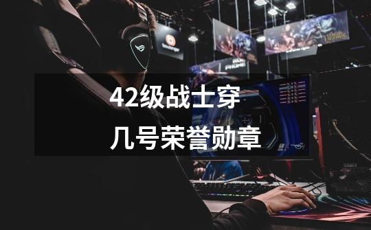 42级战士穿几号荣誉勋章-第1张-游戏信息-龙启网