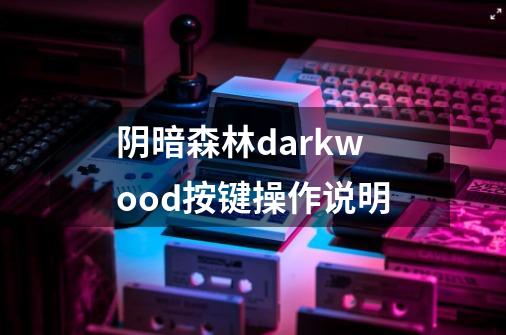 阴暗森林darkwood按键操作说明-第1张-游戏信息-龙启网
