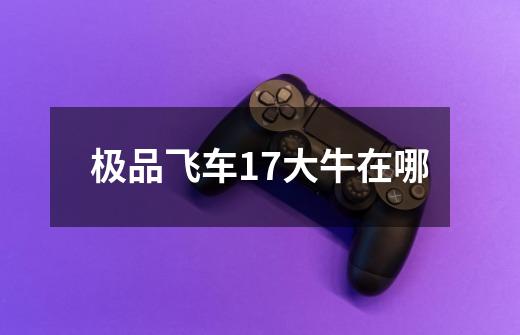 极品飞车17大牛在哪-第1张-游戏信息-龙启网