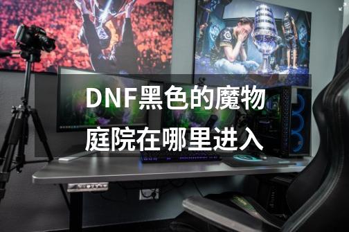 DNF黑色的魔物庭院在哪里进入-第1张-游戏信息-龙启网