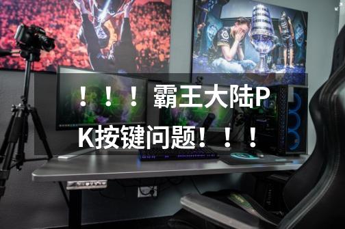 !!!霸王大陆PK按键问题!!!-第1张-游戏信息-龙启网