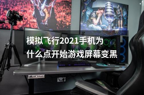 模拟飞行2021手机为什么点开始游戏屏幕变黑-第1张-游戏信息-龙启网