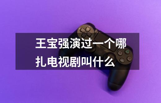 王宝强演过一个哪扎电视剧叫什么-第1张-游戏信息-龙启网