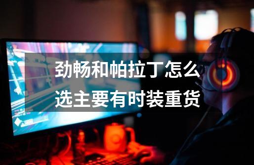 劲畅和帕拉丁怎么选主要有时装重货-第1张-游戏信息-龙启网
