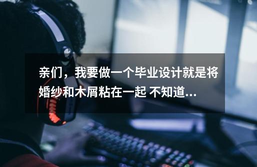 亲们,我要做一个毕业设计就是将婚纱和木屑粘在一起 不知道用什么胶 !求大神赐教!-第1张-游戏信息-龙启网
