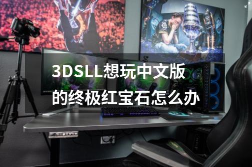 3DSLL想玩中文版的终极红宝石怎么办-第1张-游戏信息-龙启网
