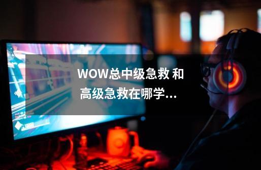 WOW总中级急救 和 高级急救在哪学啊-第1张-游戏信息-龙启网