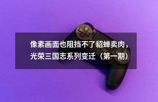 像素画面也阻挡不了貂蝉卖肉,光荣三国志系列变迁(第一期)-第1张-游戏信息-龙启网