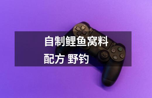 自制鲤鱼窝料配方 野钓-第1张-游戏信息-龙启网