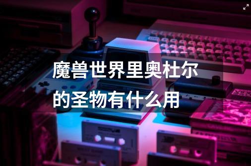 魔兽世界里奥杜尔的圣物有什么用-第1张-游戏信息-龙启网