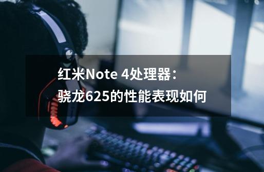 红米Note 4处理器:骁龙625的性能表现如何-第1张-游戏信息-龙启网
