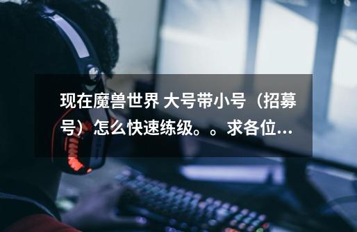 现在魔兽世界 大号带小号(招募号)怎么快速练级。。求各位大神帮帮忙。可以复制。。-第1张-游戏信息-龙启网