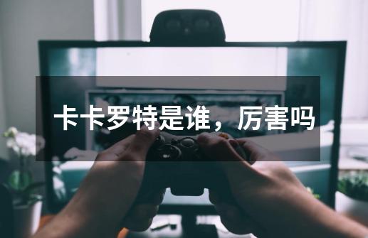 卡卡罗特是谁,厉害吗-第1张-游戏信息-龙启网