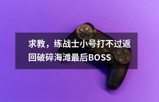 求教,练战士小号打不过返回破碎海滩最后BOSS-第1张-游戏信息-龙启网