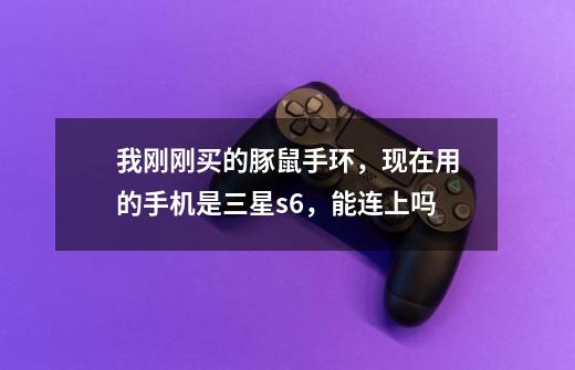 我刚刚买的豚鼠手环,现在用的手机是三星s6,能连上吗-第1张-游戏信息-龙启网